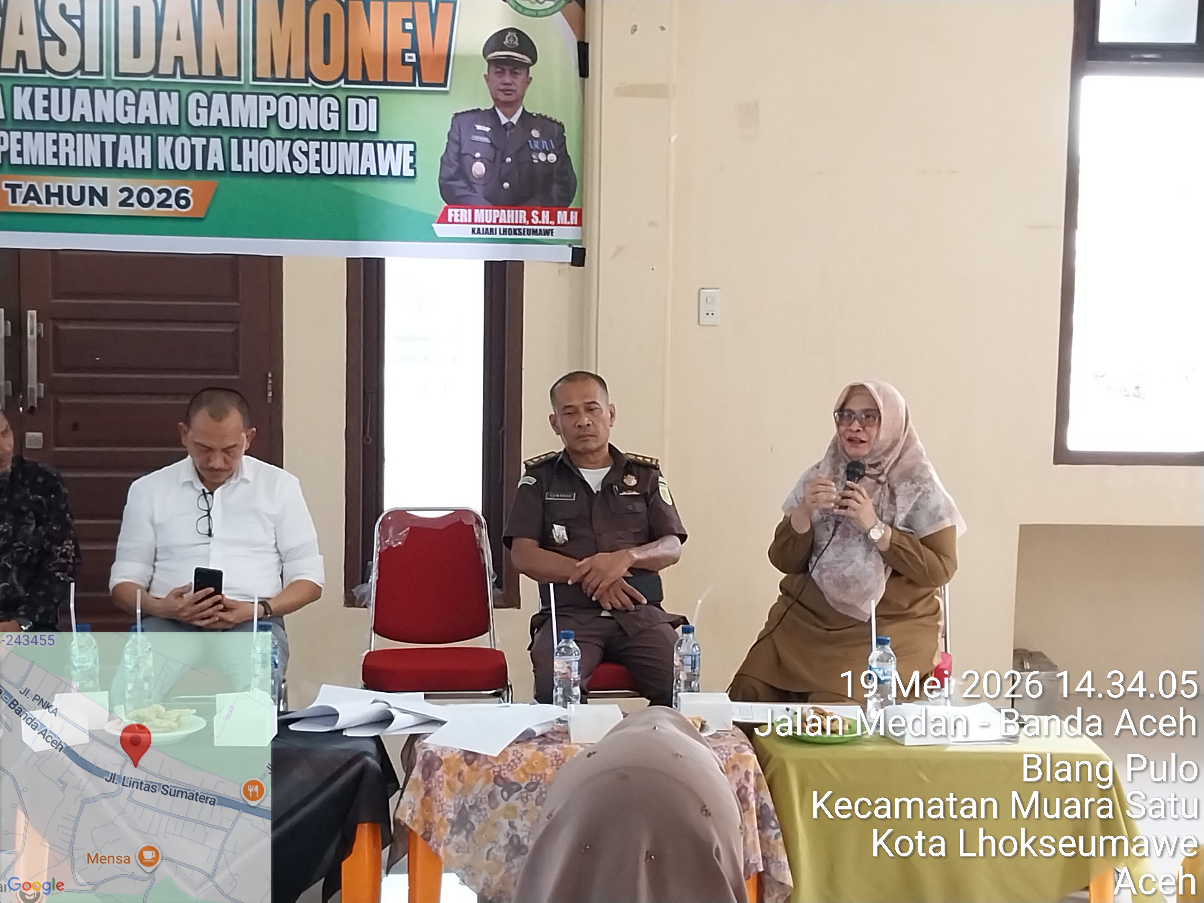 Sosialisasi dan Monev Gampong Blang Pulo, Kecamatan Muara Satu, Kota Lhokseumawe